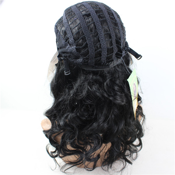 Cheap Human hair lace front wig,human hair Micro braided lace front wigs for black women HN140